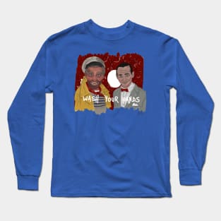 Captain Carl & Pee-Wee: Wash Your Hands Long Sleeve T-Shirt